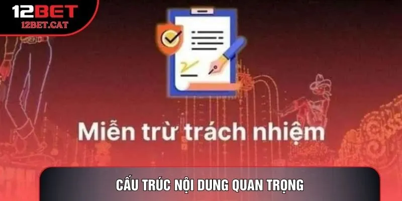 Cấu trúc nội dung quan trọng